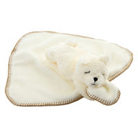 ディーゴ 毛布 ベビー ふわモコ安心毛布 出産祝い 綿100% 日本製 ブラウン 432974 1個（直送品）