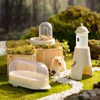 ルークラン 給餌器 小動物 ミオファン カクタスフィーダー ハムスター 鳥 ペット イエロー 441445 1個（直送品）