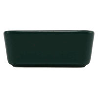 ルークラン フードボウル ループ ディッシュ ピッコロ 陶器 犬 猫 ペット ダークグリーン 447684 1個（直送品）
