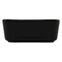 ルークラン フードボウル ループ ディッシュ ピッコロ 陶器 犬 猫 ペット ブラック 447686 1個（直送品）