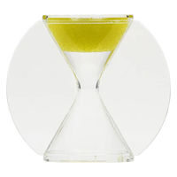 ルークラン 逆砂時計 観賞用 アプリクス ゴーアップ ディスク ライム 449302 1個（直送品）