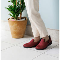 徳武産業 介護シューズ あゆみ 瞬感スポッと 両足 3E S~LL 施設用 外出用 ワインLL 457711 1個（直送品）