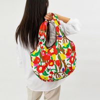 美研繊維 エコバッグ 撥水エコバッグ 綿100% 丸型 ホワイト 458819 1個（直送品）