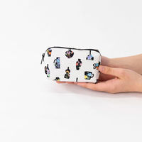 美研繊維 ポーチ オーガニックコットン 100% Sサイズ 和柄 うつわ 461400 1個（直送品）