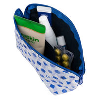 美研繊維 ポーチ オーガニックコットン 100% Mサイズ 和柄 かくれ千鳥 461405 1個（直送品）