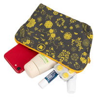 美研繊維 ポーチ オーガニックコットン 100% Mサイズ 和柄 花小紋 461412 1個（直送品）