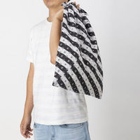 美研繊維 エコバッグ あずまトート ドット 綾 縞 461482 1個（直送品）