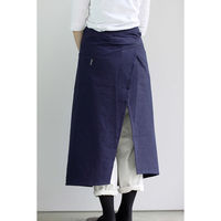 デュプリュス エプロン atelier Nuuit ウォッシュドコットン ギャルソンエプロン ネイビー 464604 1個（直送品）