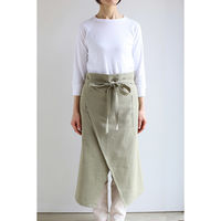 デュプリュス エプロン atelier Nuuit ウォッシュドコットン ギャルソンエプロン ドライハーブ 464605 1個（直送品）