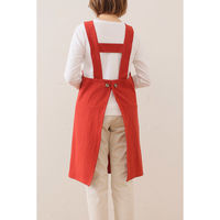 デュプリュス エプロン atelier Nuuit ウォッシュドコットン Hタイプエプロン ブリックレッド 464616 1個（直送品）