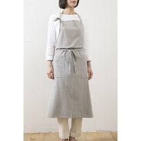 デュプリュス エプロン atelier Nuuit ウォッシュドコットンライト フルプエプロン グレー 464619 1個（直送品）