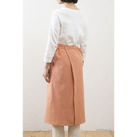 デュプリュス エプロン atelier Nuuit ウォッシュドコットンライト フルプエプロン コーラル 464620 1個（直送品）