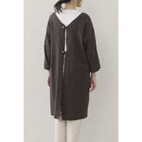 デュプリュス エプロン atelier Nuuit カッポウギ 七分袖 チャコール 464636 1個（直送品）