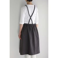 デュプリュス エプロン atelier Nuuit ホームウエアエプロン ワンピース ブラック 464647 1個（直送品）