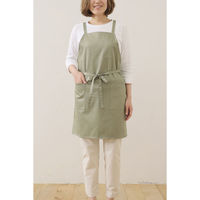 デュプリュス エプロン atelier Nuuit ツイル クロスエプロン ライトオリーブ 464696 1個（直送品）