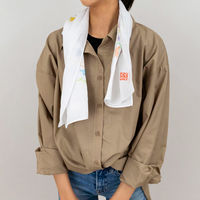 美研繊維 タオル ガーゼ 手ぬぐい 35×90cm 綿100% ユリ 464967 1個（直送品）