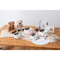 小泉ライフテックス フードボウル M ペット食器 ベアーピンク 470880 1個（直送品）