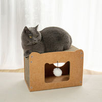 Petner ペットハウス 猫 にゃんずハウス イエロー 479753 1個（直送品）