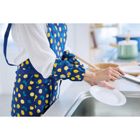 ResoTrading 袖カバー vieressa エーデ チェスター エルダ アームカバー キッチン 炊事用 ネイビー 483499 1個（直送品）