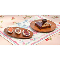 スワンソン商事 プレート アカシア オーバル 25cm 484309 1個（直送品）