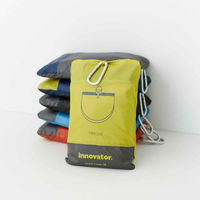 小川 レインコート innovator レインポンチョ コンパクト フリーサイズ グレー 487361 1個（直送品）