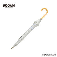 小川 長傘 晴雨兼用 ムーミン ニョロニョロ リトルミイ 50cm 手開き式 森 489440 1個（直送品）