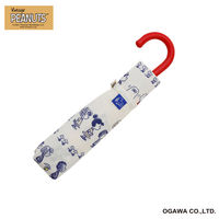 小川 折りたたみ傘 雨晴兼用 ピーナッツ スヌーピー 55cm 手開き式 D 489474 1個（直送品）