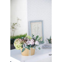 ケー・イー・アイ 鉢カバー ナチュラルバスケット 幅21.5×奥行15.5×高さ12cm 412302 1個（直送品）