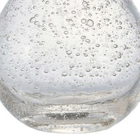 ホワイエ 花瓶 DGガラスアクビー ガラス 直径10×高さ16.5cm クリア 427291 1個（直送品）