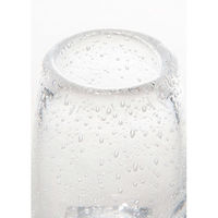 ホワイエ 花瓶 DGティアドロップベース ガラス 直径7×高さ10cm クリア 413808 1個（直送品）