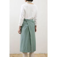 デュプリュス エプロン atelier Nuuit ウォッシュドコットンライト フルプエプロン アッシュグリーン 464621 1個（直送品）