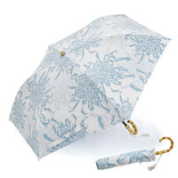 小川 日傘 河馬印本舗 2段 折りたたみ傘 晴雨兼用 手開き式 50cm 菊 486399 1個（直送品）