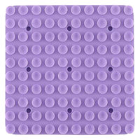 ルークラン フードボウル 早食い防止 ループ スナフマット リーフ シリコン 犬 猫 ペット ライラック 447600 1個（直送品）