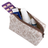 美研繊維 ポーチ オーガニックコットン 100% Sサイズ 和柄 スケッチ 461398 1個（直送品）