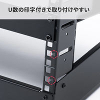 サンワサプライ 卓上19インチ マウントラック 4U ブラック CP-TB4UBK 1台（直送品）