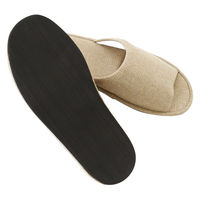 【スリッパ】オクムラ脚線美人スリッパ　Mサイズ　ベージュ 1足（直送品）