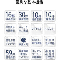 カシムラ 留守番機能付シンプルフォン NSS-09 1個（直送品）