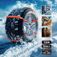 ニューレイトン アイスバーン 緊急脱出用スノーバンド スノーワンショット IB-018 1セット(10本入)（直送品）