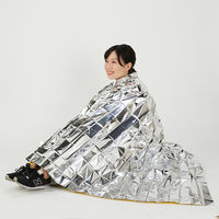 旭電機化成 防災用 リバーシブルアルミブランケット ABO-091 1個（直送品）