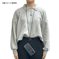 MSソリューションズ 汎用 丸紐ストラップ ブラック MC-NS09BK 1個（直送品）