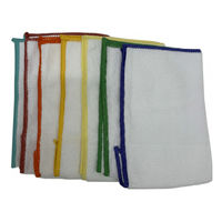 水滴・油汚れをグッと吸水するふきん 食器・テーブル拭き・お掃除 7色入 1セット（1パック（7枚入）×5）オカザキ