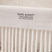 ロープ収納ボックス(M) アイボリー LAKOLE/ラコレ
