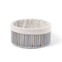 ロープ収納ボックス ラウンド(M) グレー LAKOLE/ラコレ