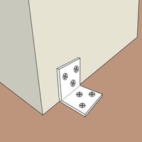 山口安製作所 巾広アングル ホワイト 50個入り YS-112C-40W 1個（直送品）