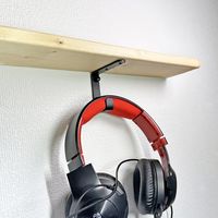 和気産業 石膏ボードにつく棚受 シングル+フック 黒 TK-84 1セット(8個)（直送品）