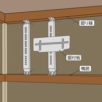 星朋商工 エアコン工事用タテ桟 STS-20 1セット(20個)（直送品）
