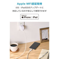 2in1 ケーブル USB-C to USB-C＋Lightning変換 1m 白 MPA-CCLECAD10WH エレコム 1個（直送品）