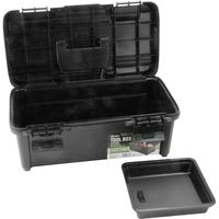 藤原産業 SK11 ツールボックス W430×H230×D180mm 中皿1枚付 FREー430BK 1セット(2個)（直送品）