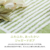 萩原 ジャガードボアのふっくらラグ フラフィー 2000×2400mm ベージュ 240630101 1枚（直送品）