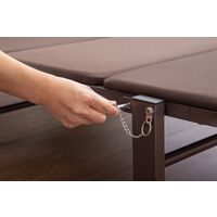 ファミリー・ライフ ウレタンマット仕様折りたたみベッド シングル ホワイト 0401410 1個（直送品）